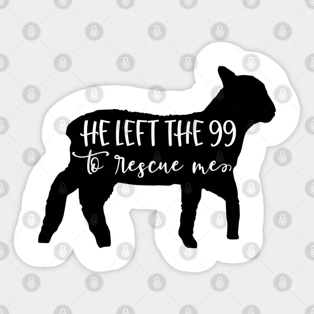 he left the 99  to rescue men Sticker by busines_night